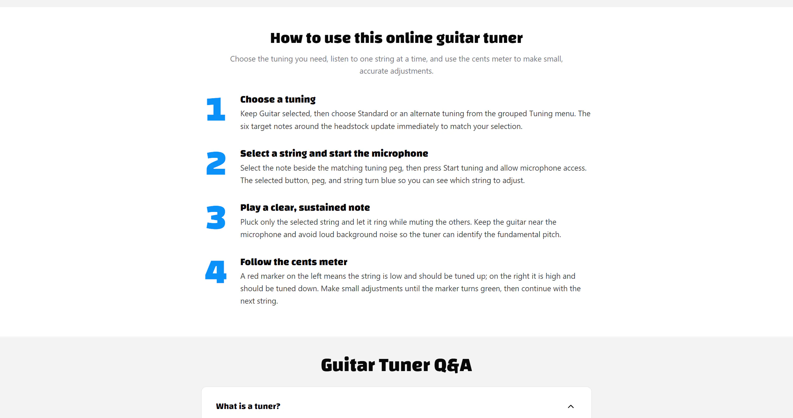 Free Online Metronome and Guitar Tuner gallery image