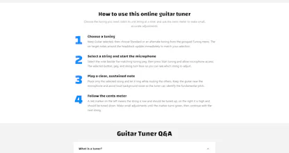 Free Online Metronome and Guitar Tuner gallery image