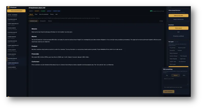 IPVault screenshot 2
