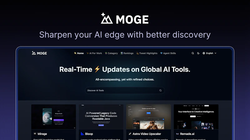 MOGE screenshot 1