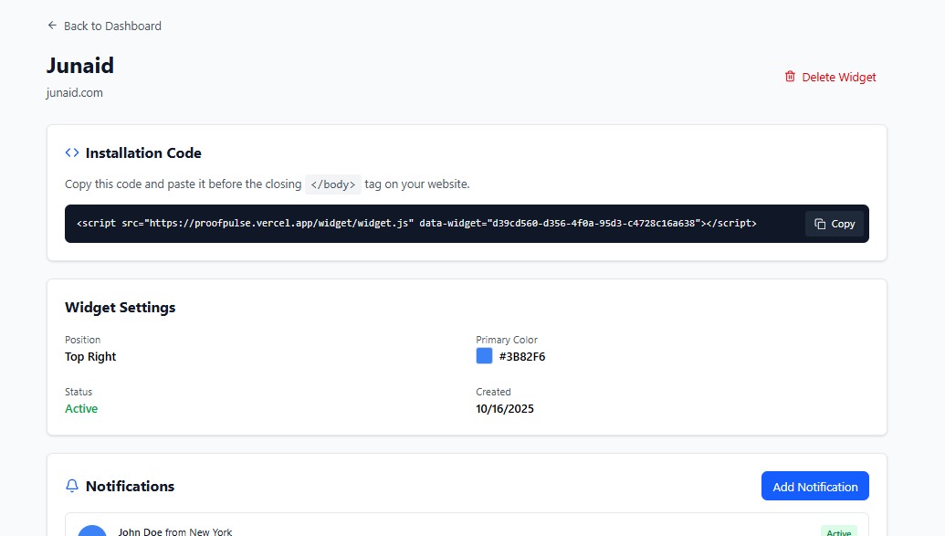 ProofPulse gallery image