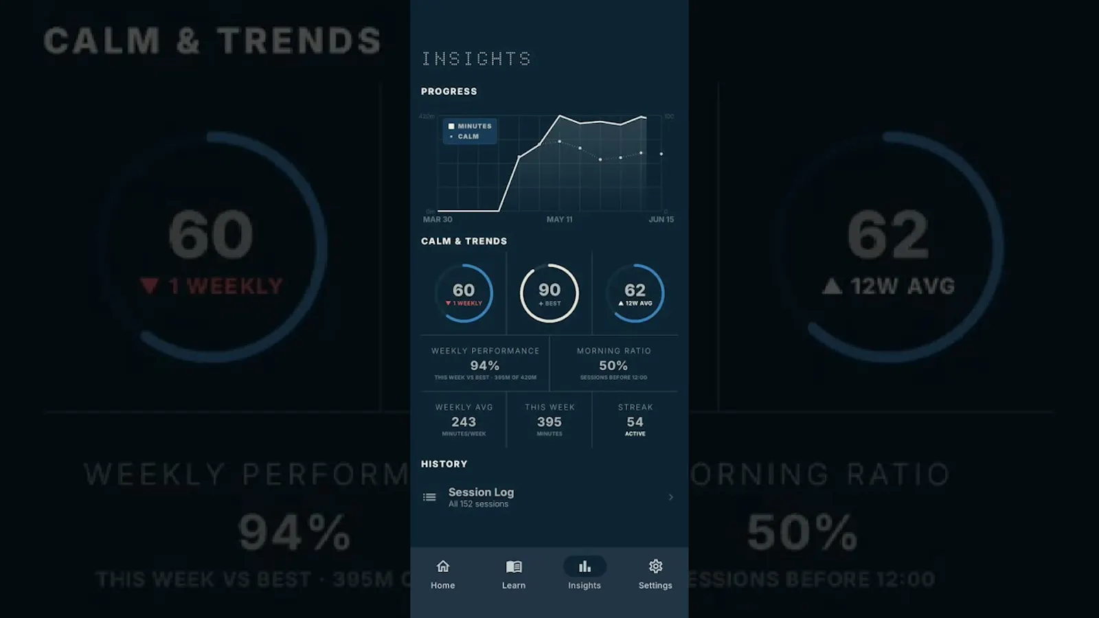 MTimer - Meditate & Measure the results screenshot 1 (video preview)