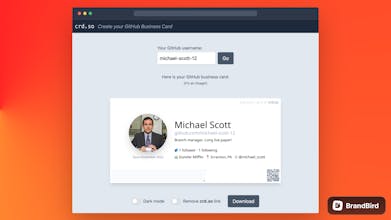 GitHub Business Card gallery image