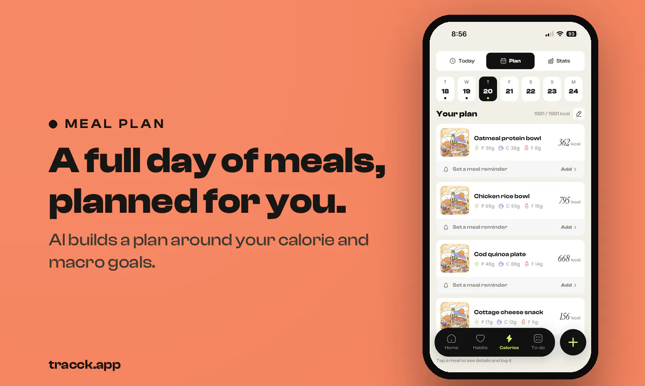 Tracck: calories, habits & tasks gallery image