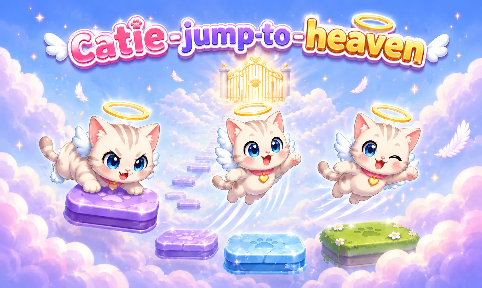 Catie Jump to Heaven - FREE BROWSER GAME gallery image
