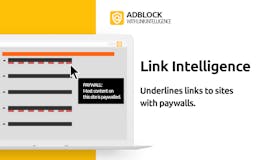 AdBlock with Link Intelligence media 1