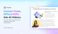 Doc to video maker by Vmaker AI