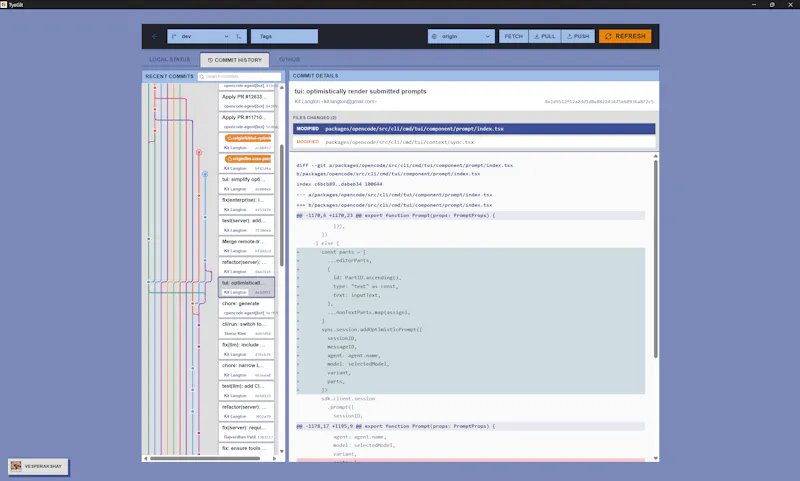 TyeGit screenshot 4