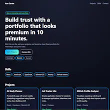 Job-Winning Developer Portfolio Template gallery image