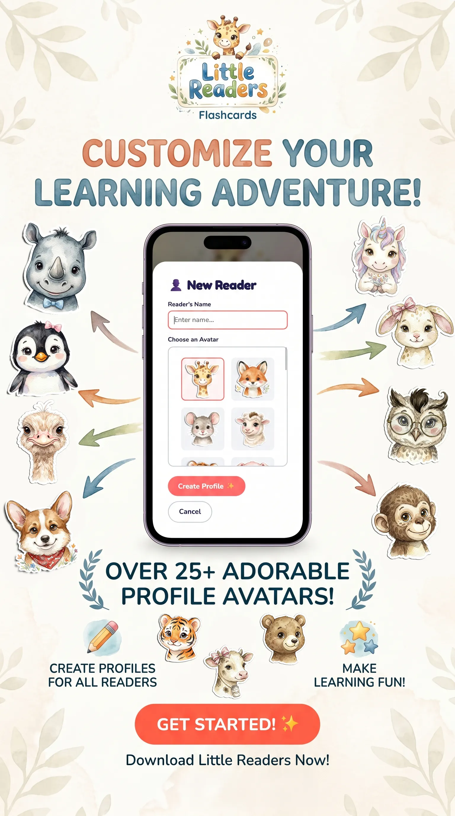 Little Readers Flashcards gallery image