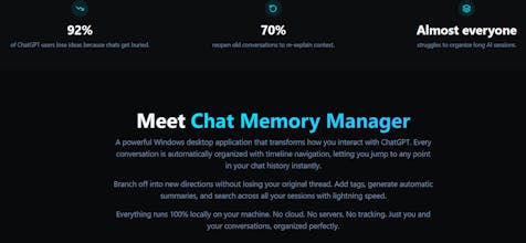 Chat Memory Manager gallery image