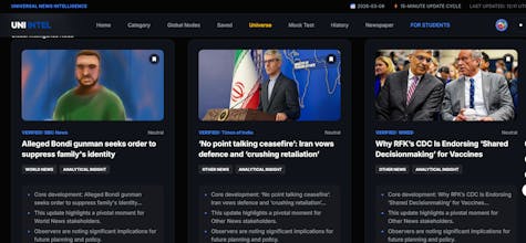 Universal News Intelligence gallery image