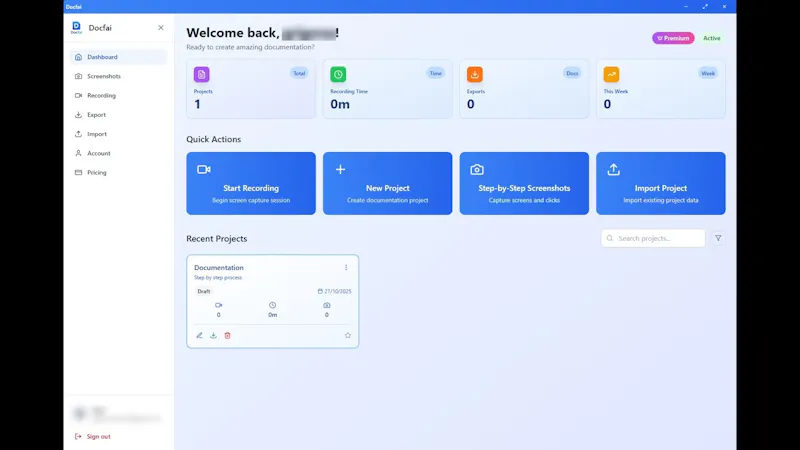 Docfai screenshot 1 (video preview)