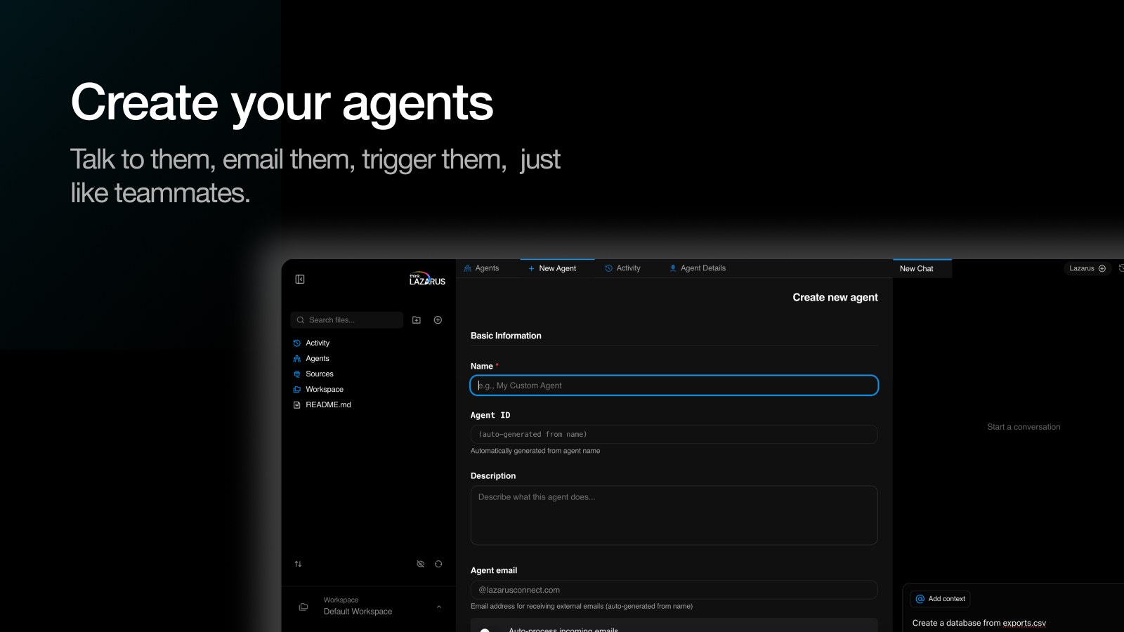 Lazarus - Screenshot 3 showing product features and functionality