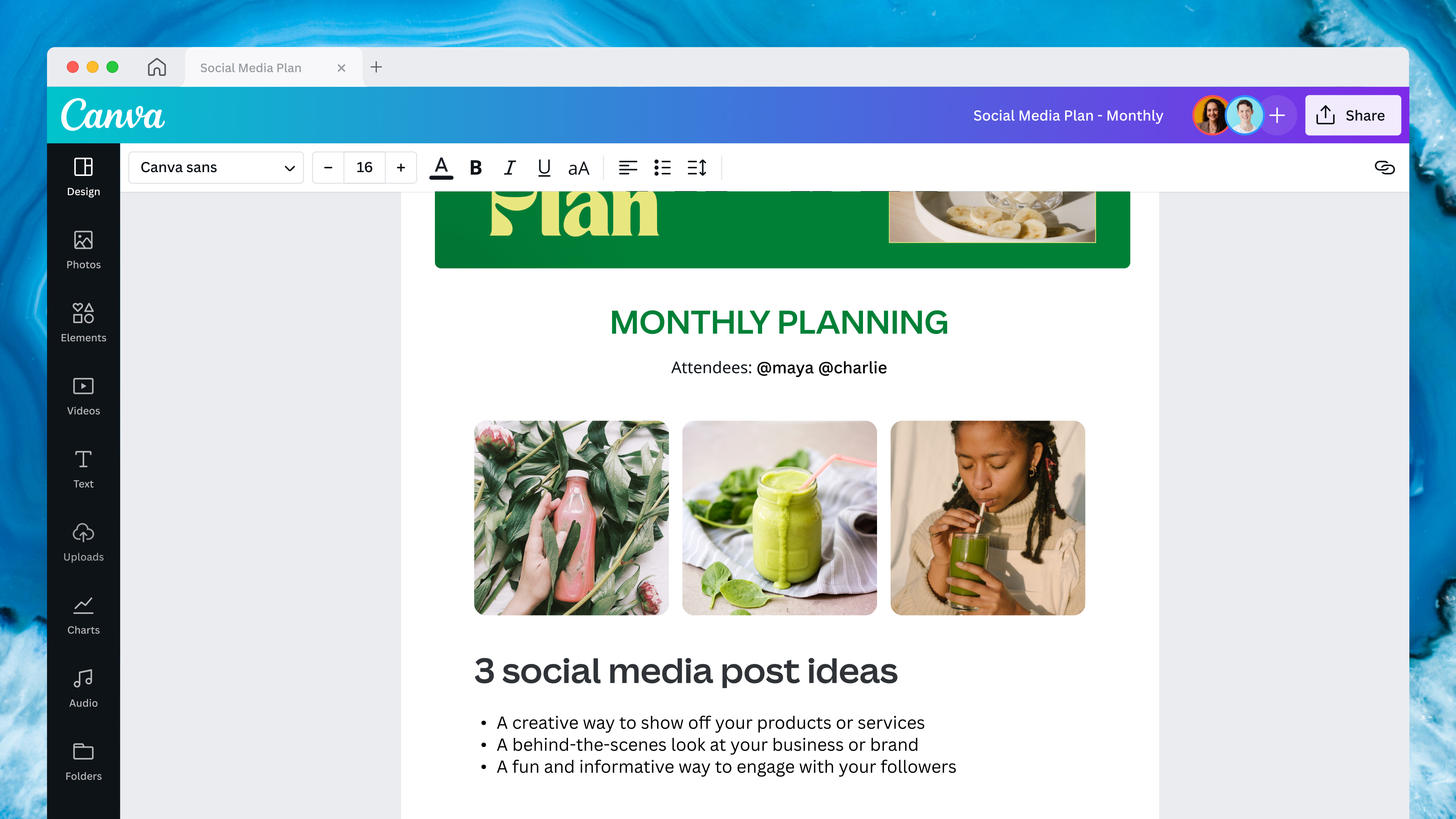 Media Canva: Viết ma thuật - Viết ma thuật trong Canva Docs là một trình tạo văn bản do AI cung cấp 6