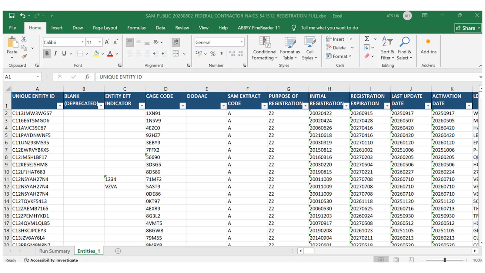 SAM.gov Contractor Database Compiler screenshot 13