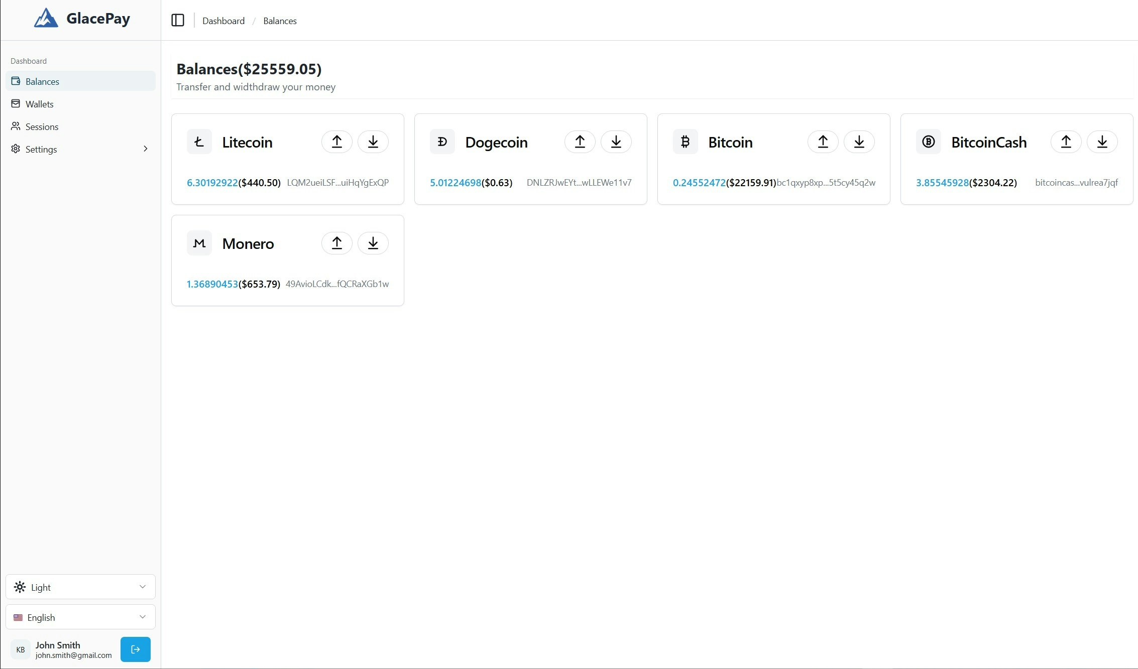 GlacePay - Screenshot 4 showing product features and functionality