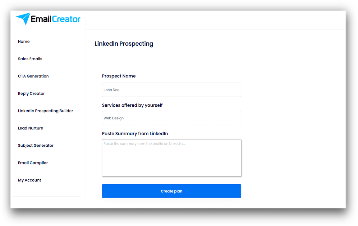 Người tạo email