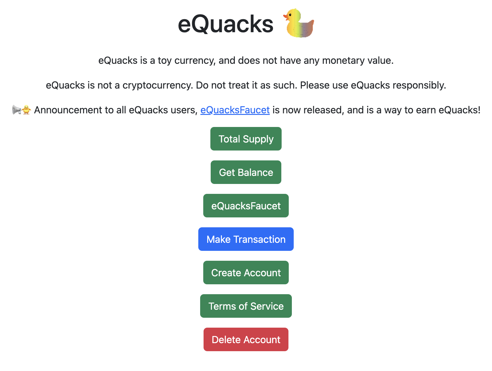 equacks v2 - Equacks è una valuta giocattolo.La versione 2 ha molte altre funzionalità! media 1