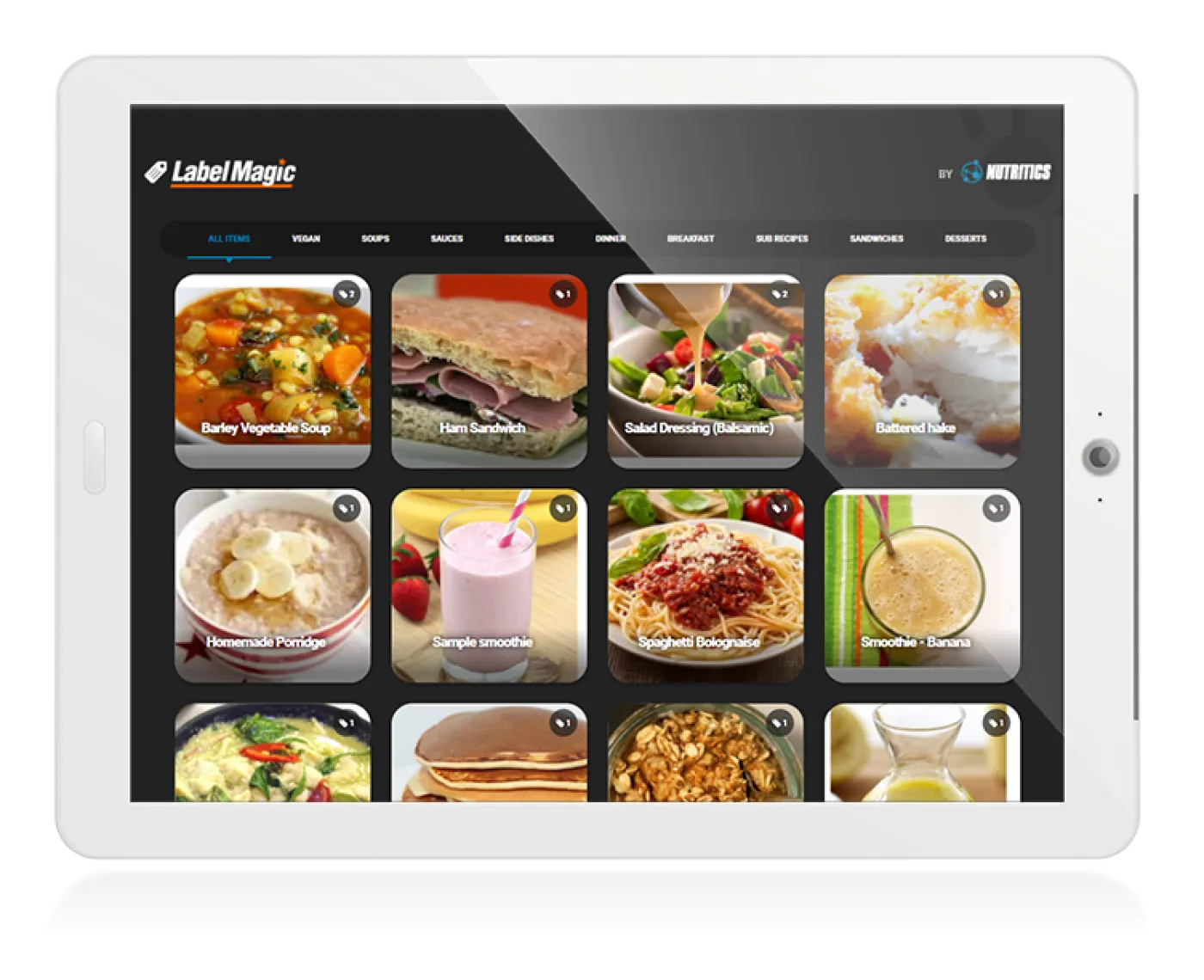 Nutritics Labelling gallery image