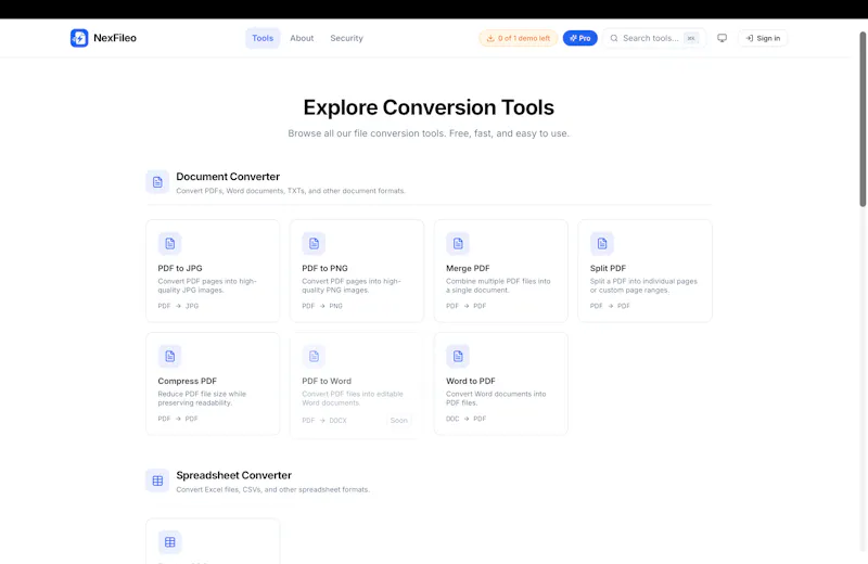 NexFileo screenshot 1