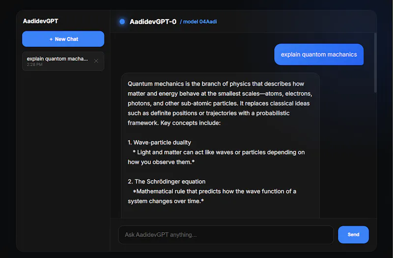 AadidevGPT screenshot 3
