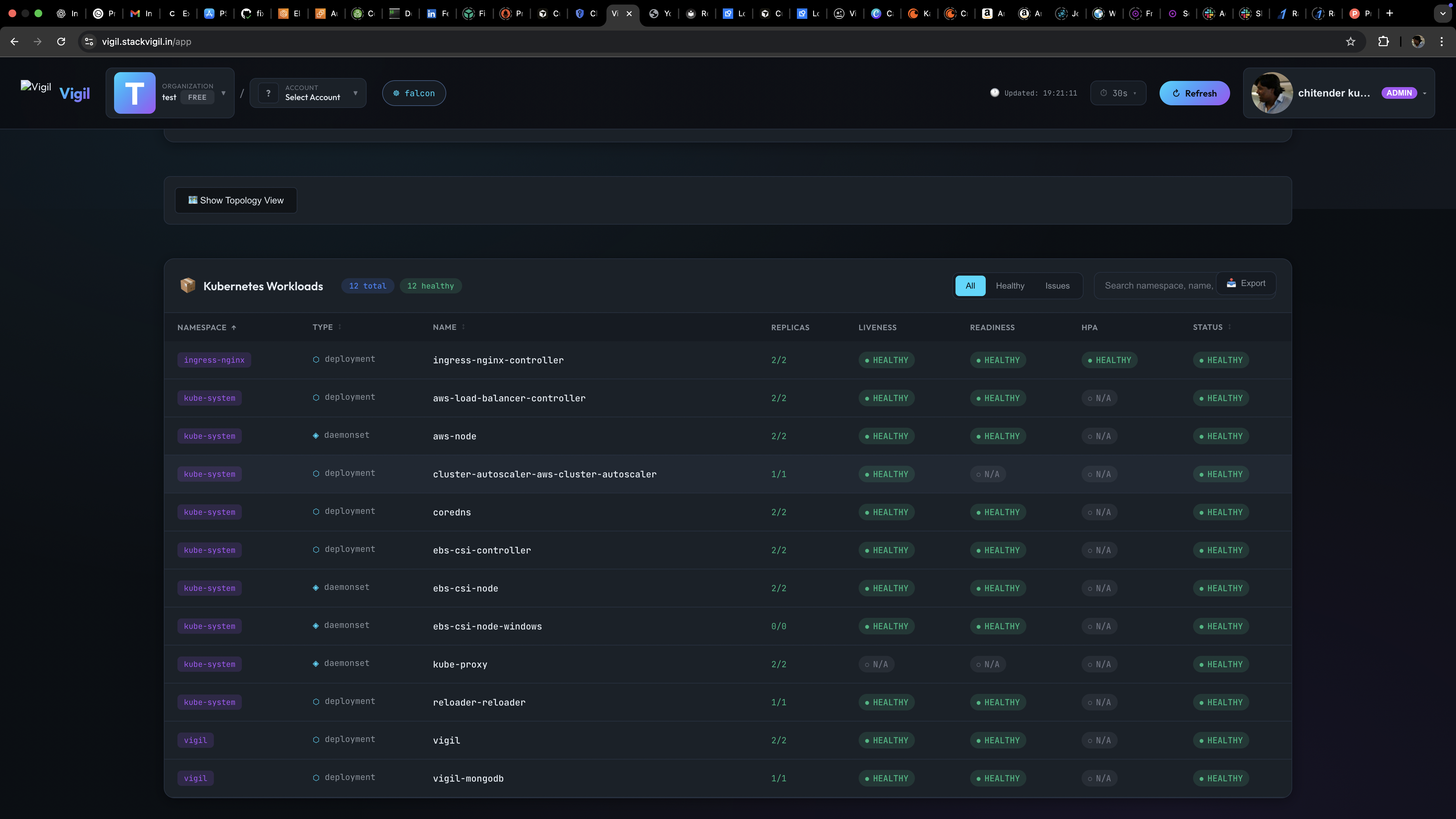 Vigil - Screenshot 5 showing product features and functionality