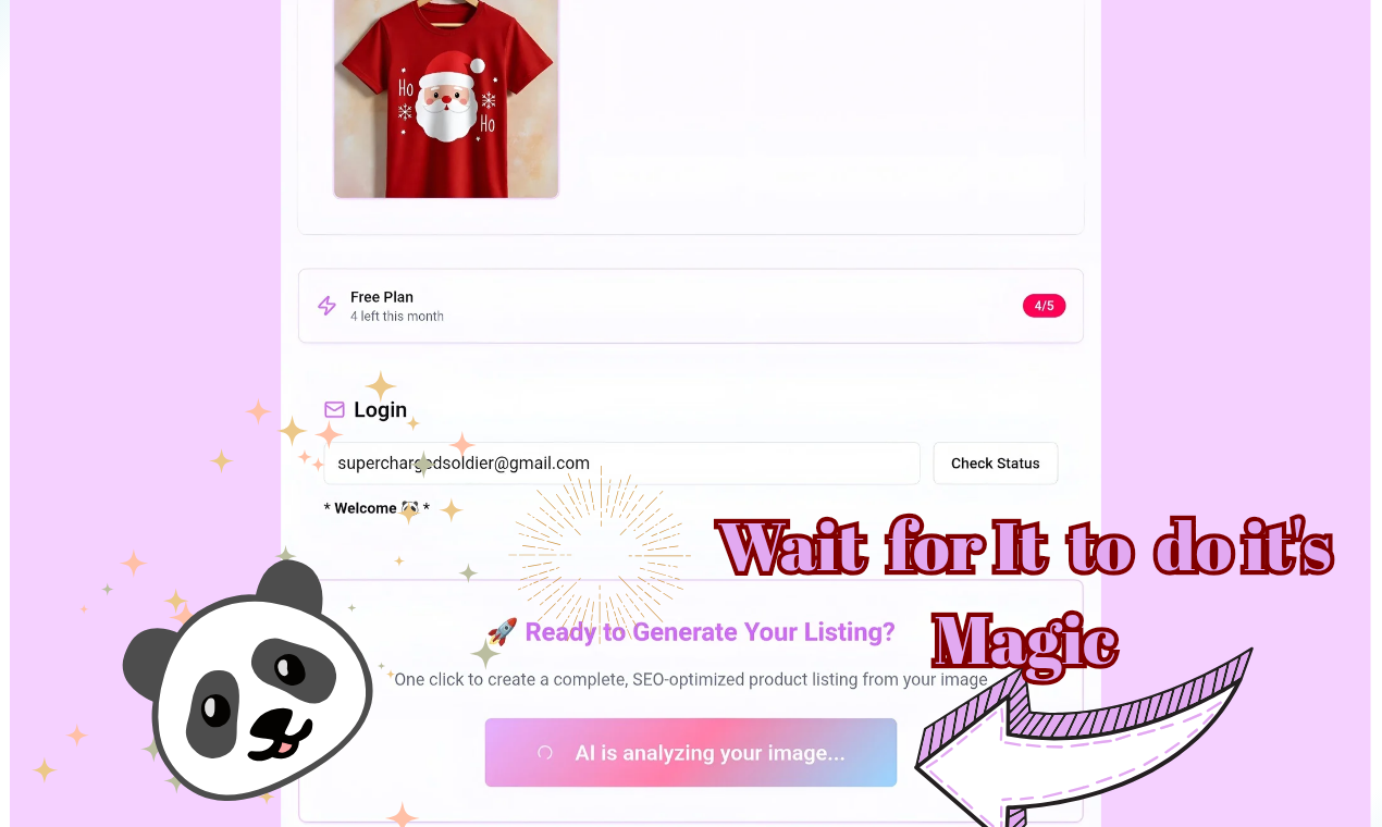 Lister's Wish (AI , image to listing) - Screenshot 3 preview