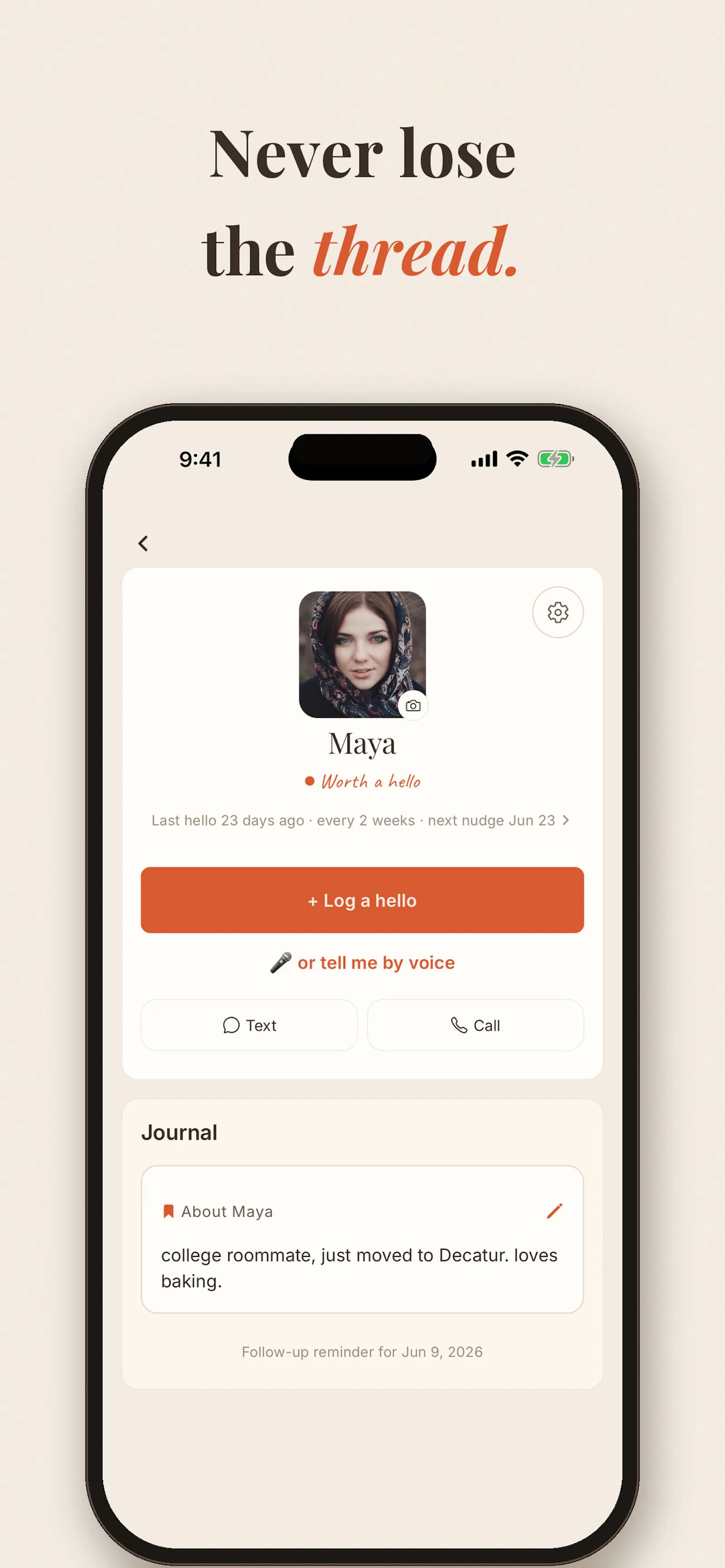 amiqo: a private friendship CRM screenshot 6