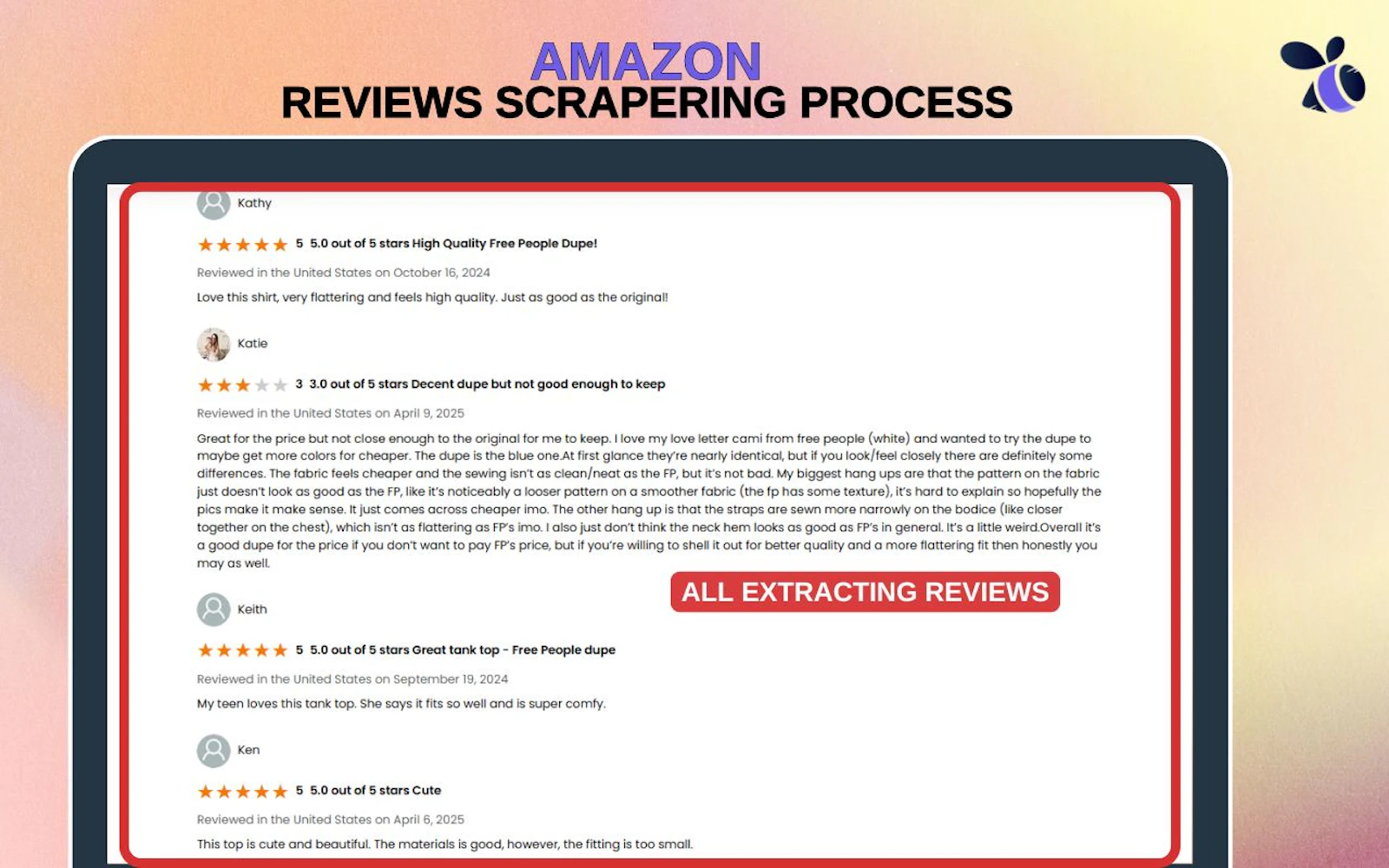 Amazon Reviews Scraper screenshot 4