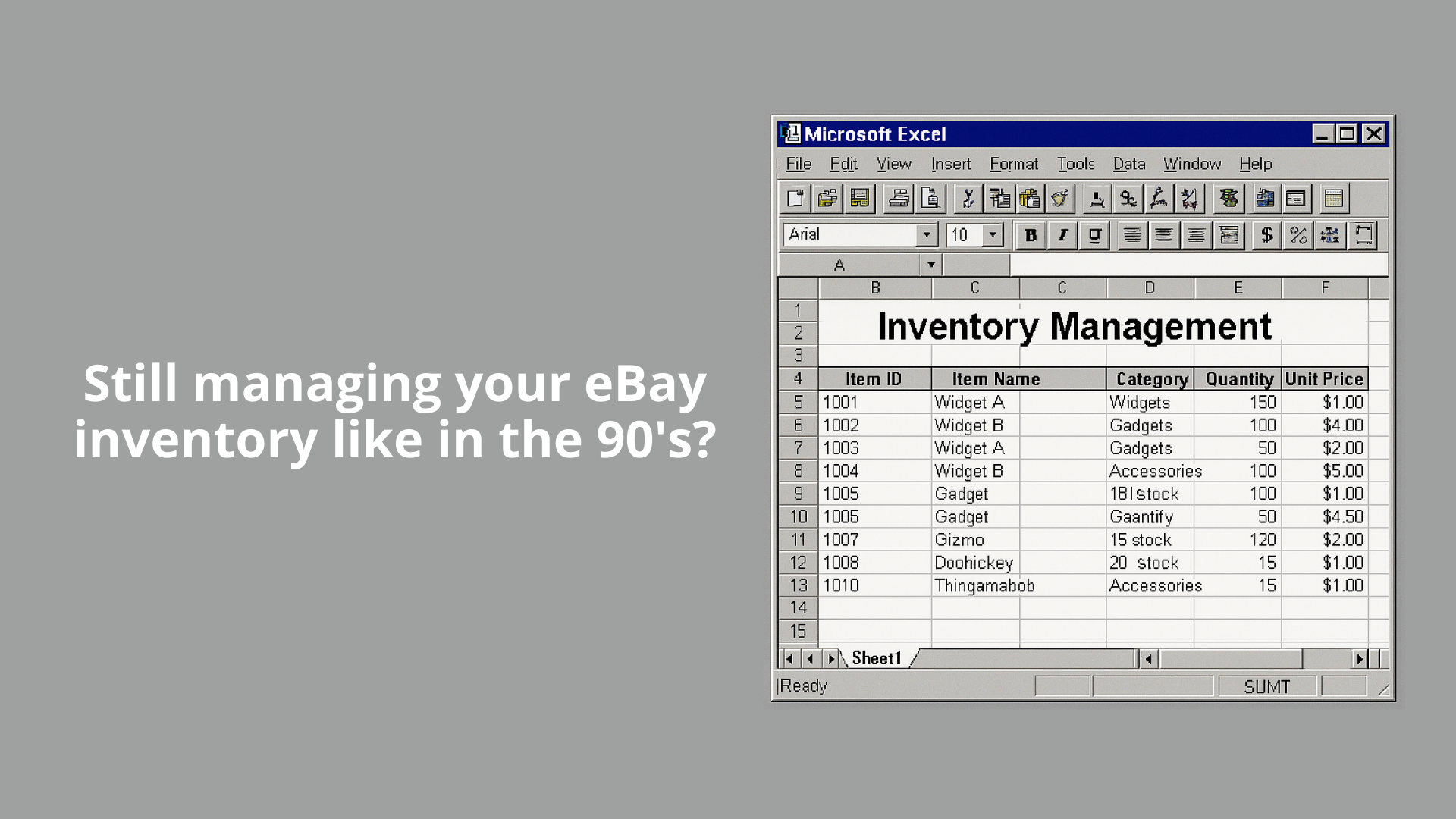 Qventory — Inventory power for hustlers. - Main product screenshot demonstrating key features and user interface