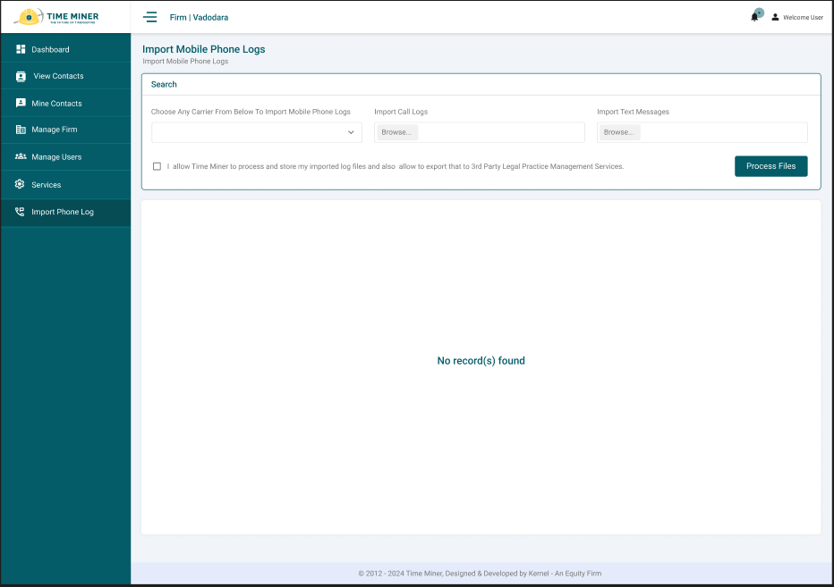 Time Miner - Screenshot 3 showing product features and functionality