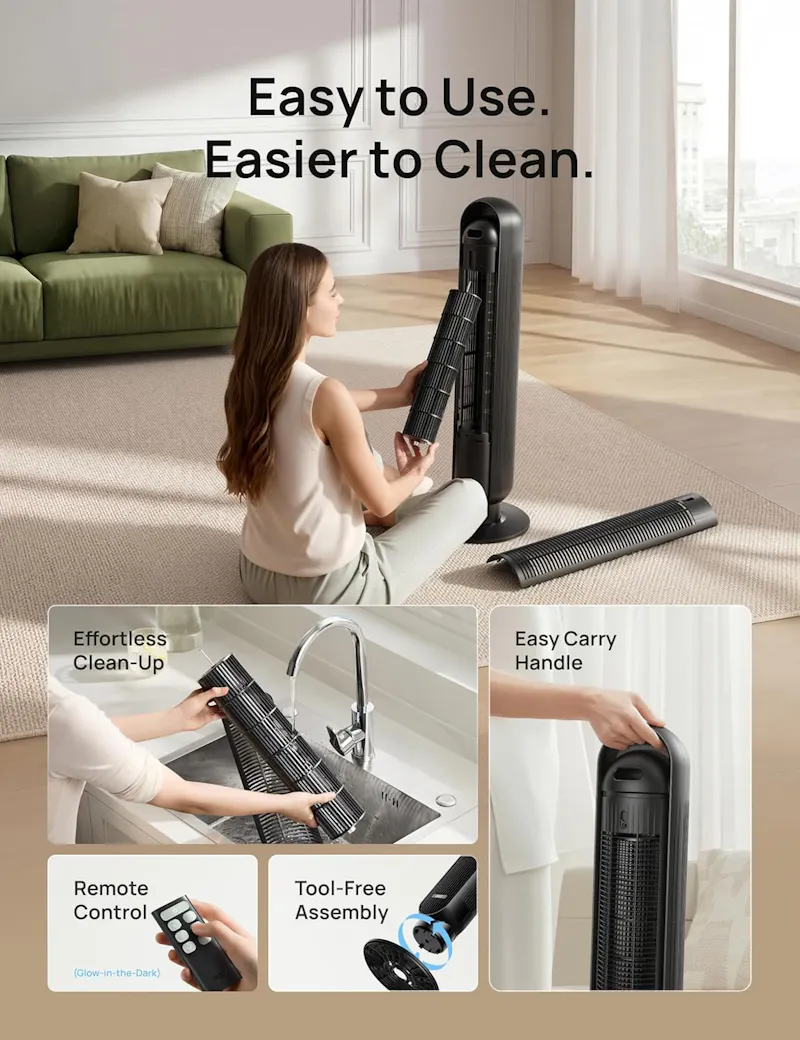 Dreo Tower Fan Bedroom Review screenshot 2