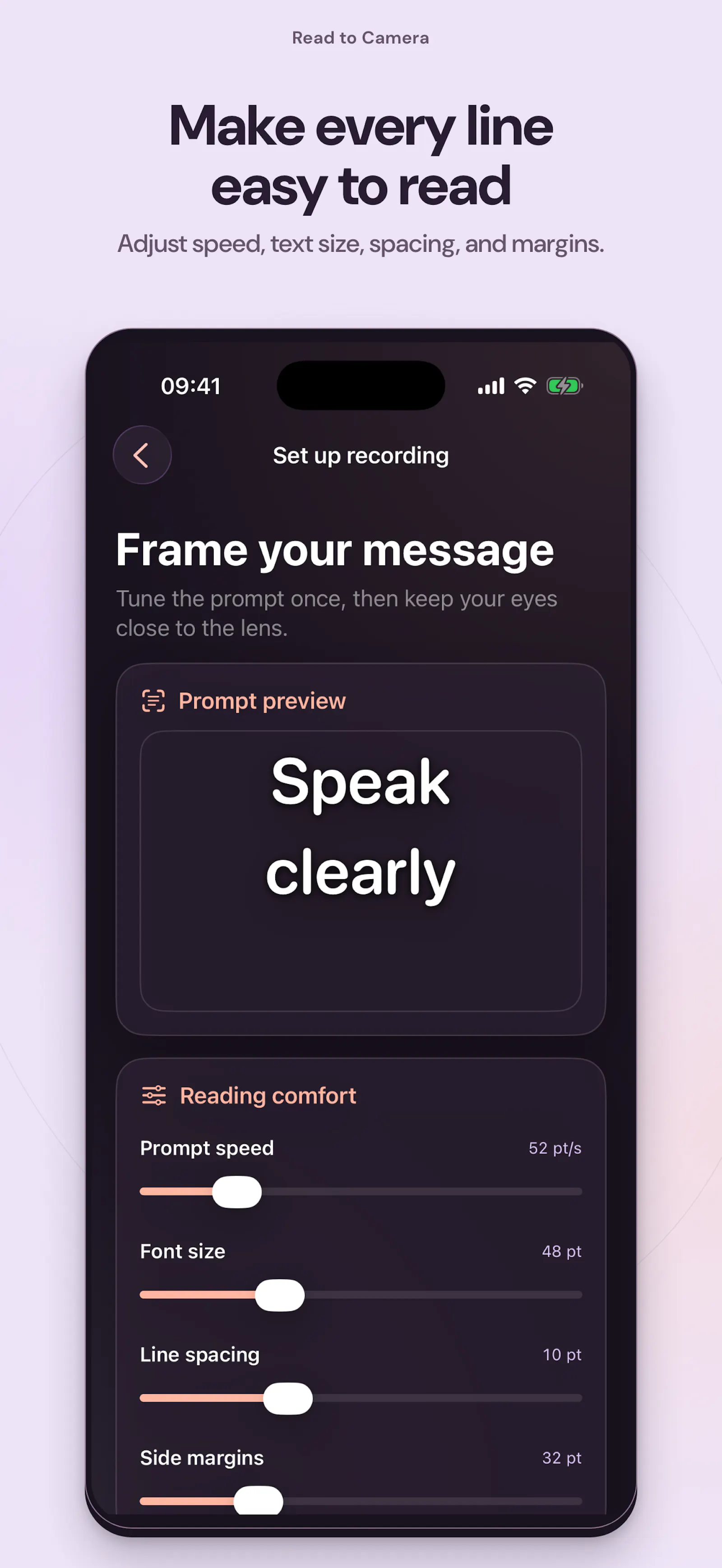 Teleprompter: Read to Camera screenshot 3