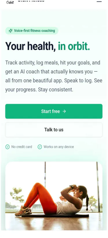 Orbitfit365 — Your health buddy gallery image