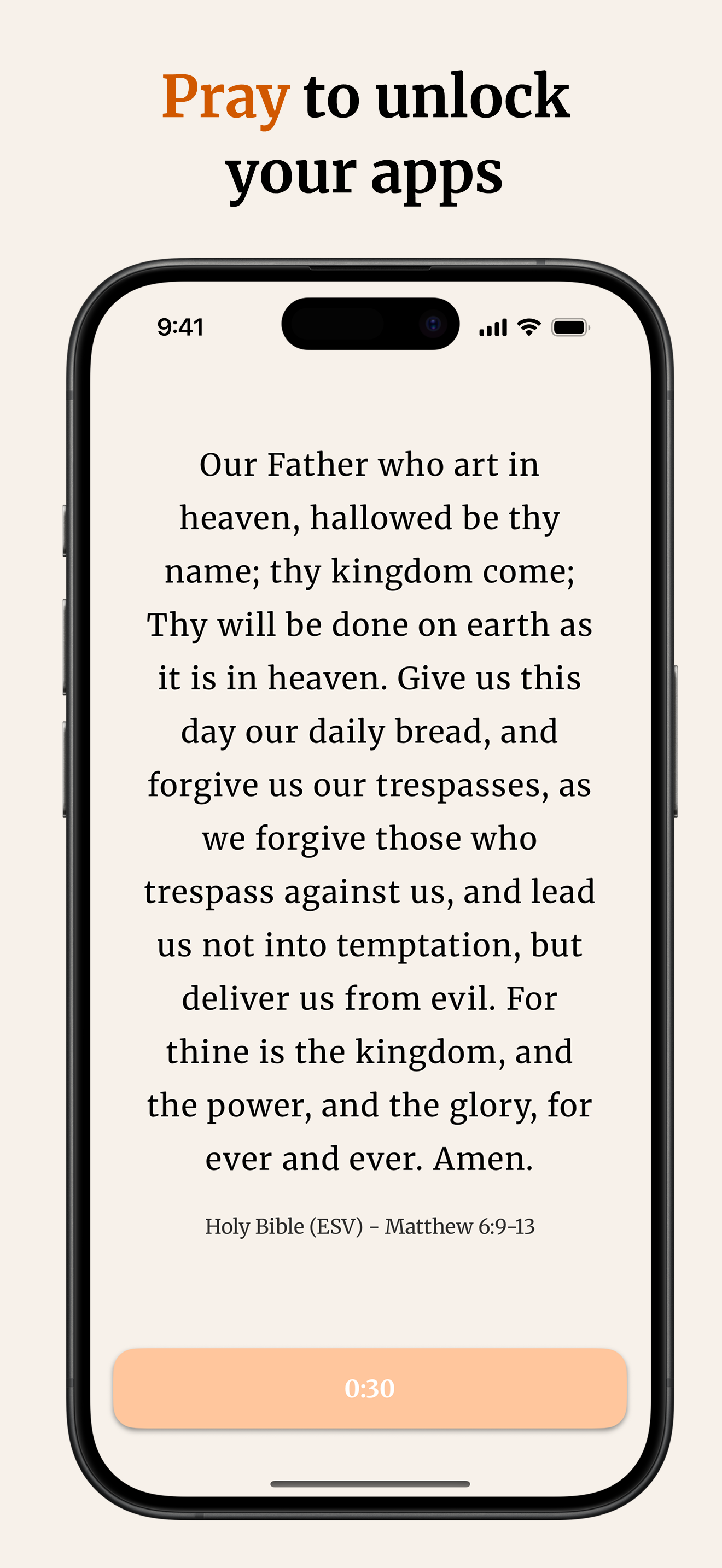 Pray Focus - Screenshot 3 showing product features and functionality