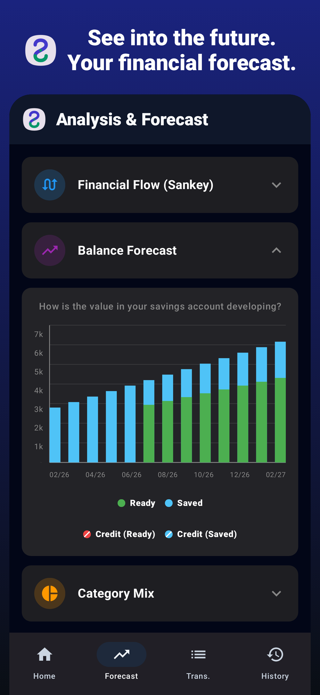SmartSave: Savings & Goals - Screenshot 2 showing product features and functionality