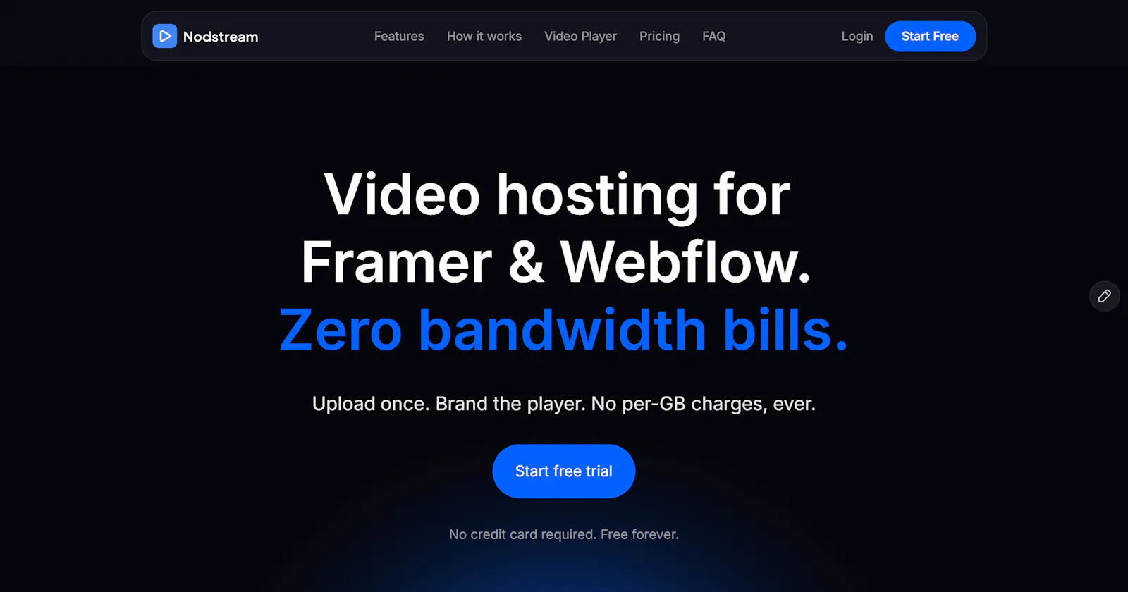 Video hosting for websites screenshot 1