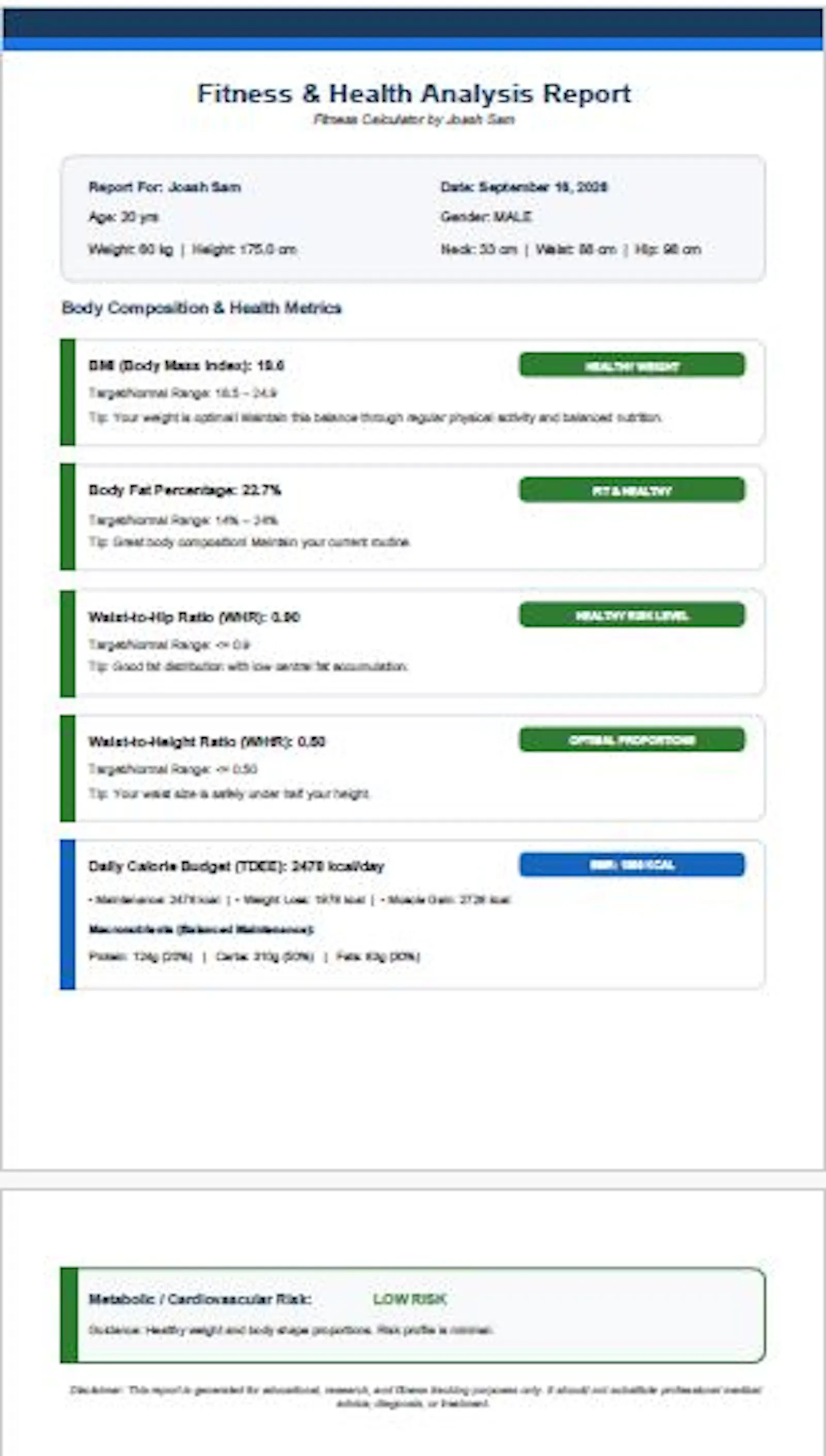Fitness & BMI Calculator Pro screenshot 6