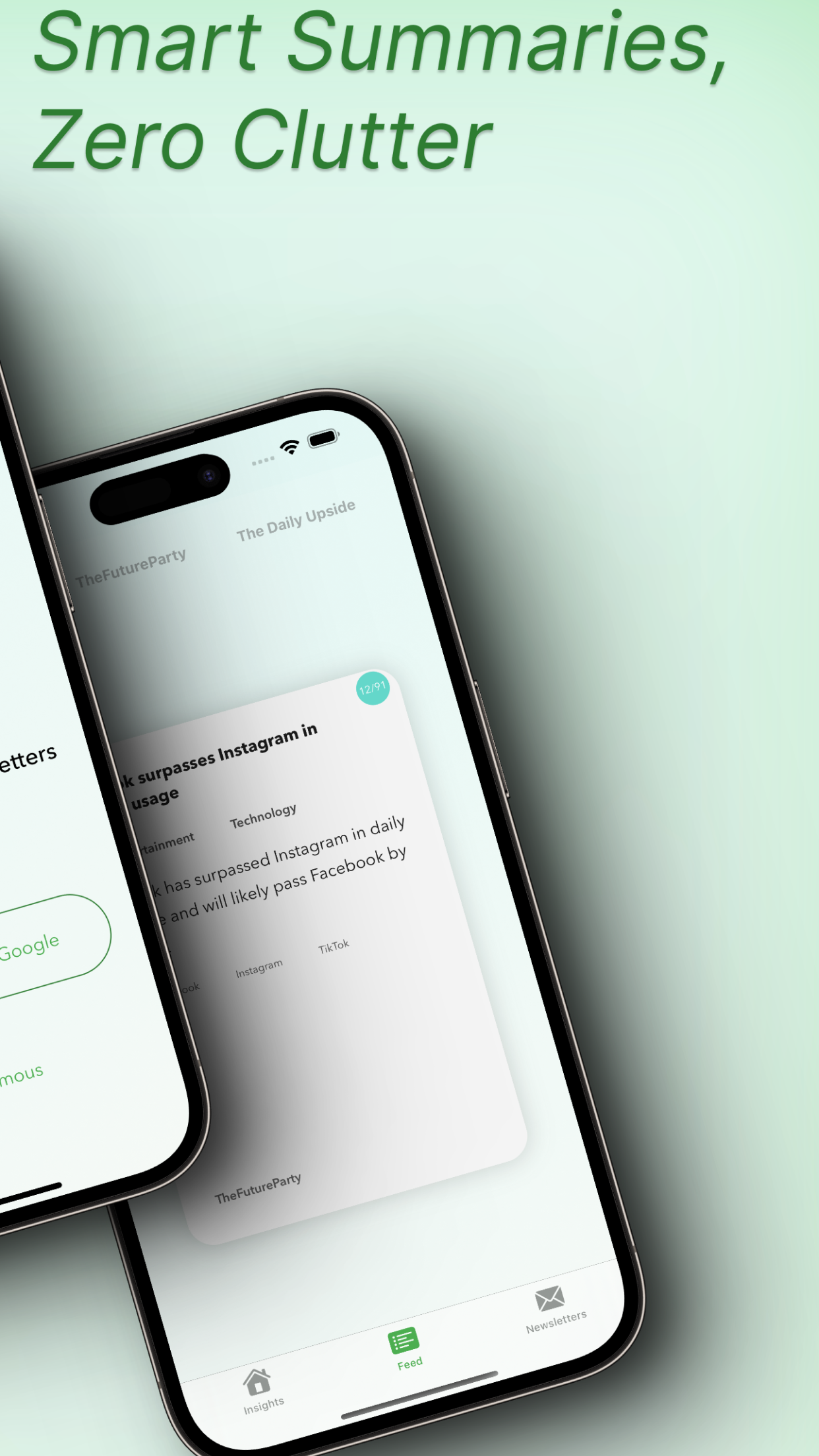 [iOS App] Subncore: Newsletter Insights gallery image