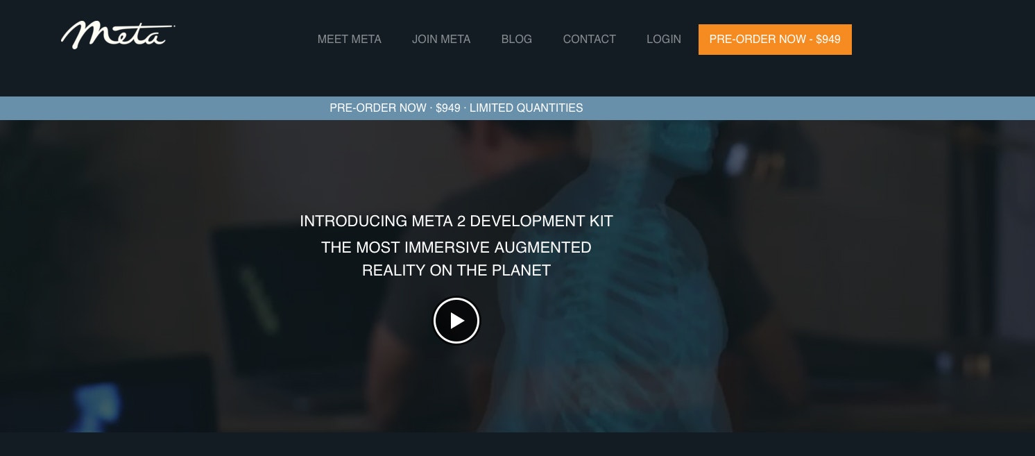 Meta 2 Dev Kit gallery image