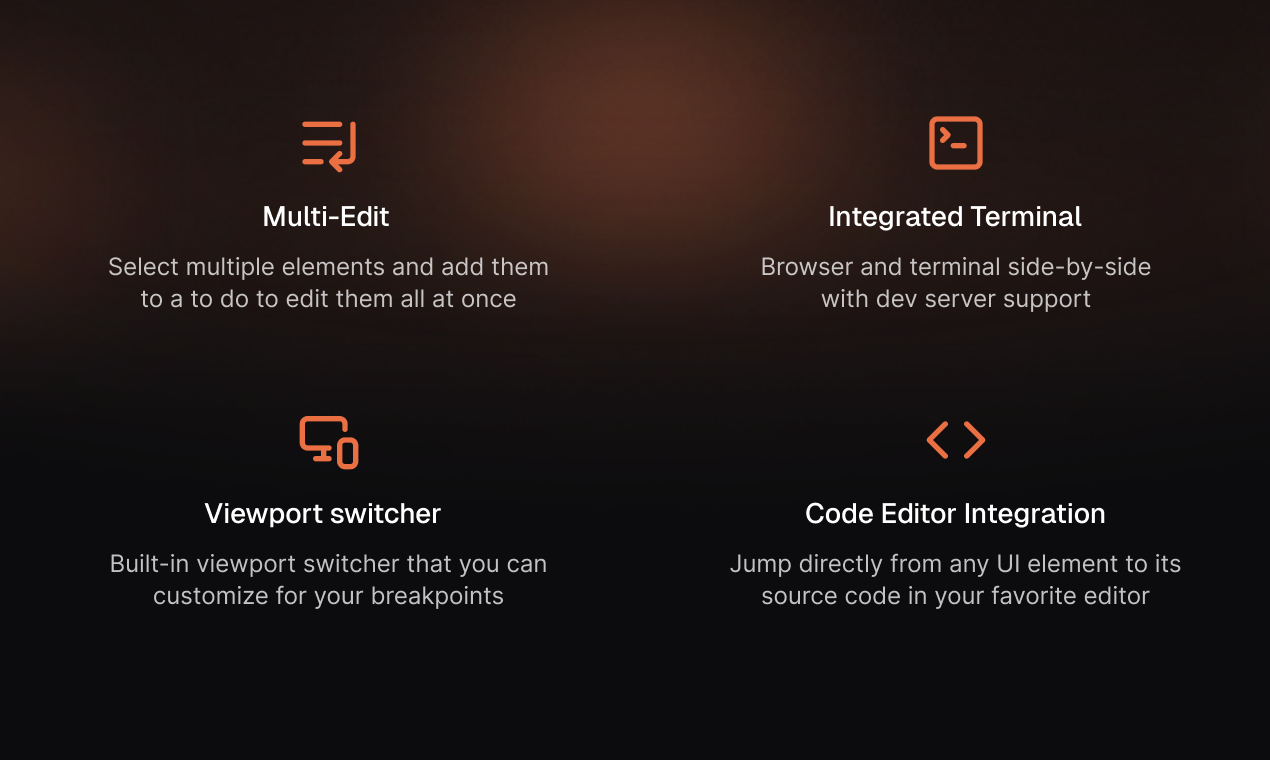 Design In The Browser - Screenshot 4 showing product features and functionality