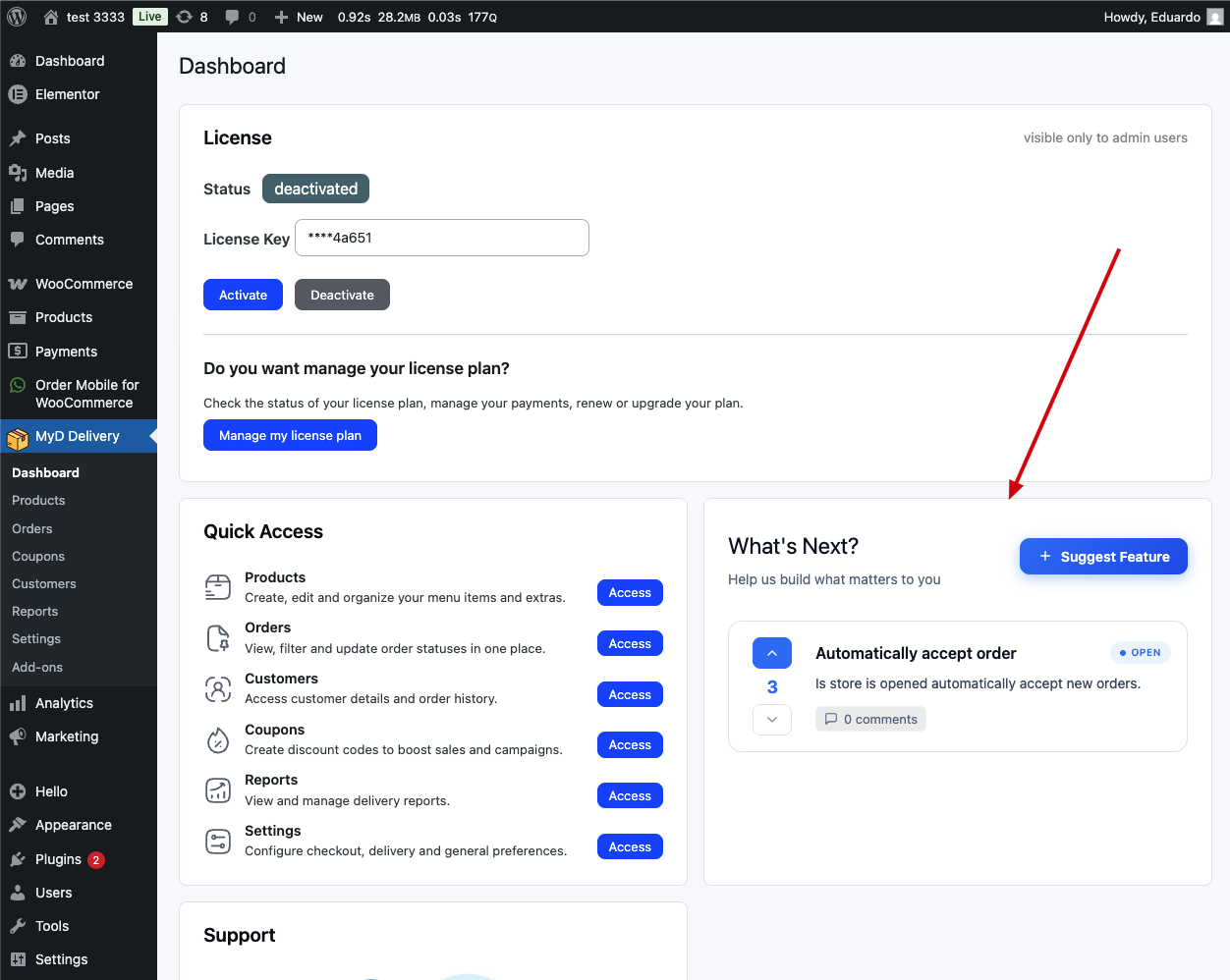 WPFeatureLoop - Screenshot 2 showing product features and functionality