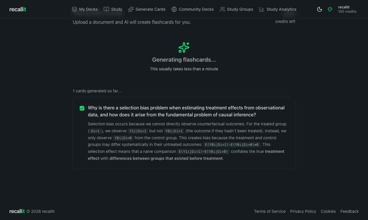 recallit – Study smarter, not longer gallery image