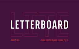 Letterboard media 3
