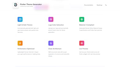 Flutter theme Generator gallery image