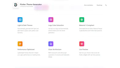Flutter theme Generator gallery image