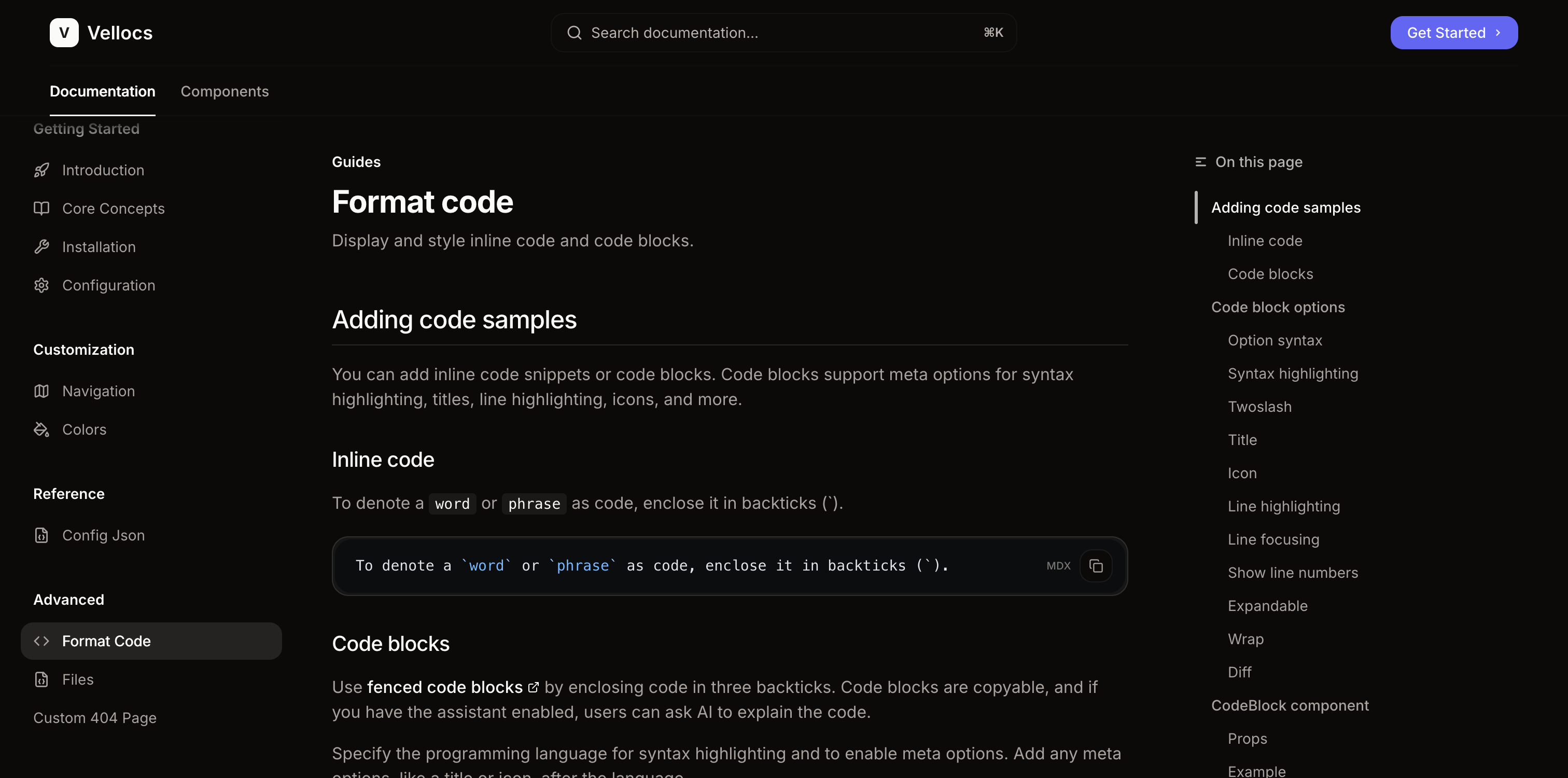 Vellocs - Screenshot 4 showing product features and functionality