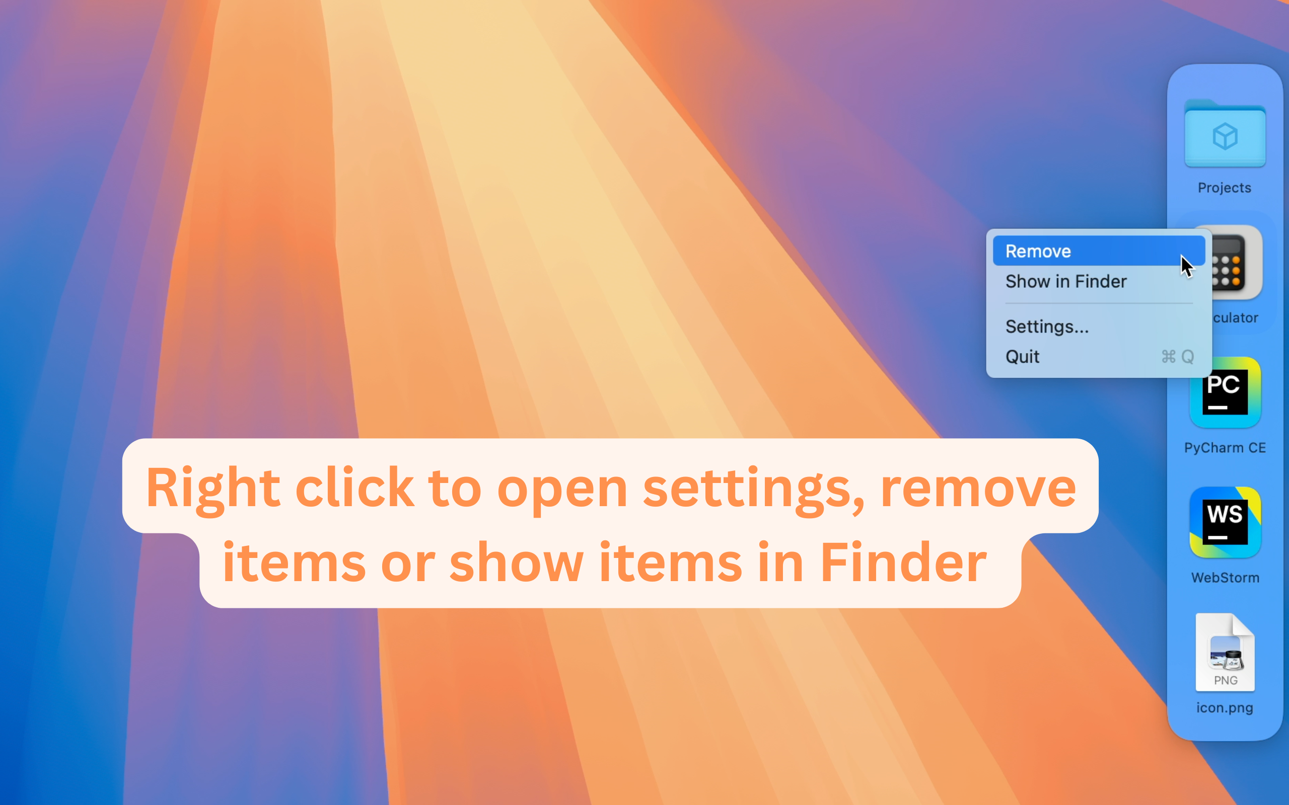 Otro muelle - Un segundo muelle elegante de estilo nativo para Mac media 5
