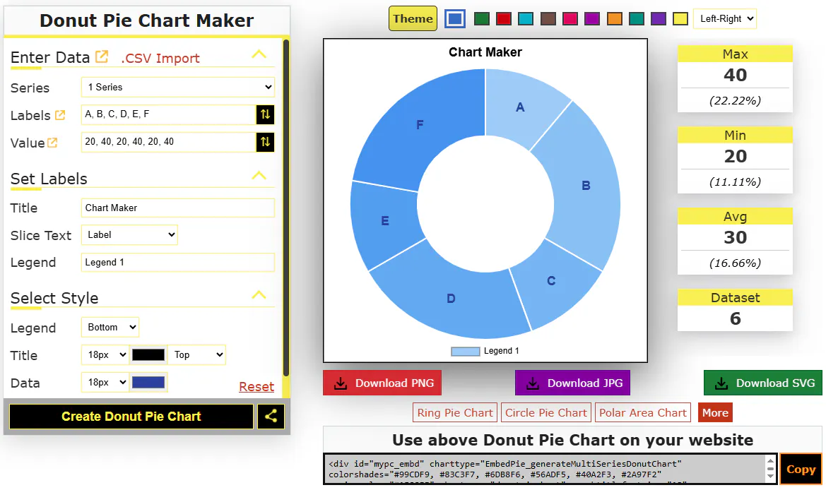 Pie Chart Maker gallery image
